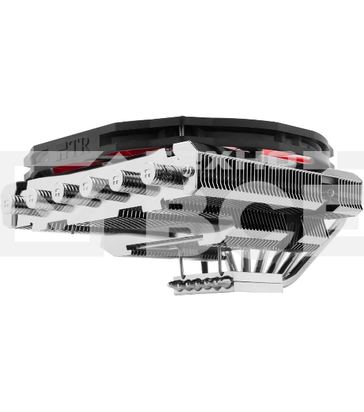 Устройство охлаждения(кулер) Thermalright AXP-200-R Soc-AM5/AM4/1151/1200/2066/1700 черный/красный 4-pin 30.6dB Al 180W 475gr Ret