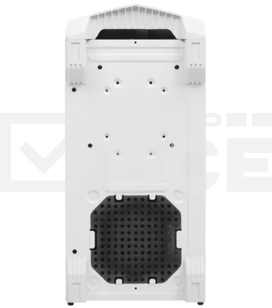 Компьютерный корпус GameMax Centauri, без БП, (ATX,Бело-голуб,USB 3.0, Зак.стек.,1*120мм. RGb, пыл.фильтр), белый/синий