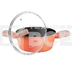 Кастрюля Maunfeld MARTA MCS22FA06CL из кованого алюминия со стеклянной крышкой, 20 см, 2,2 л., фото3