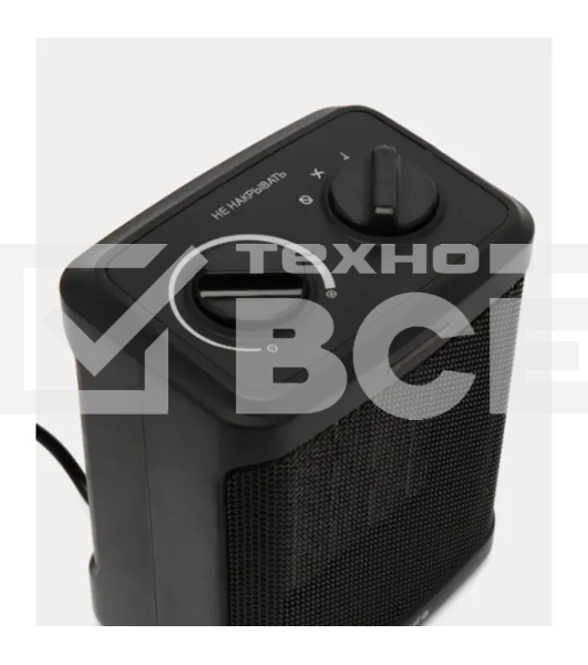Тепловентилятор Sakura SA-0558, черный, 1500 Вт, 20 м2, термостат