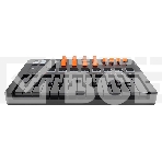 Клавиатура MIDI [231507] Arturia [MiniLAB 3 Orange Edition] 25 клавиш, 8 энкодеров, 8 RGB пэдов, 8 фейдеров, дисплей, сенсорные регуляторы Pitch/Modulation, MIDI-выход, 1/4