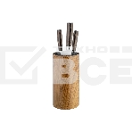 Подставка для ножей универсальная LARA LR05-103 Wood круглая Soft touch 110×225, фото3