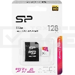 Флеш карта microSD 128Gb Silicon Power Elite A1 microSDXC Class 10 UHS-I U3 100 Mb/s (SD адаптер), фото2