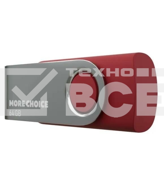 Флешка USB More Choice MF64-4 USB 64 Gb 2.0 красный