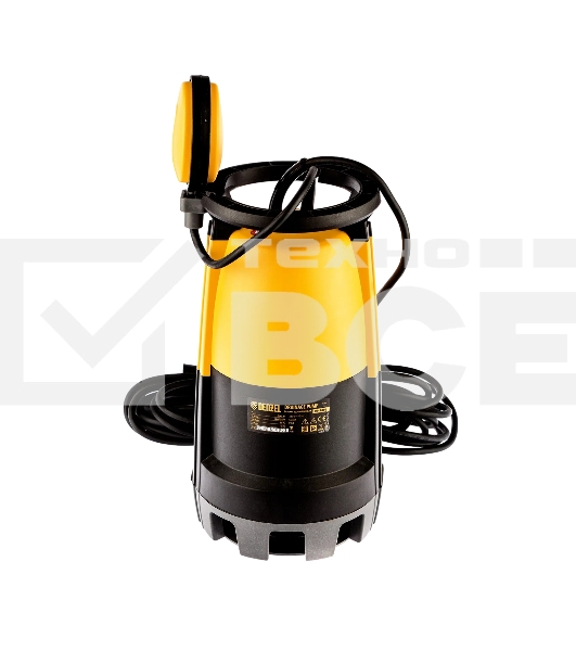 Дренажный насос Denzel DP-900S для чистой и грязной воды, 900 Вт, напор 9 м, 18000 л/ч