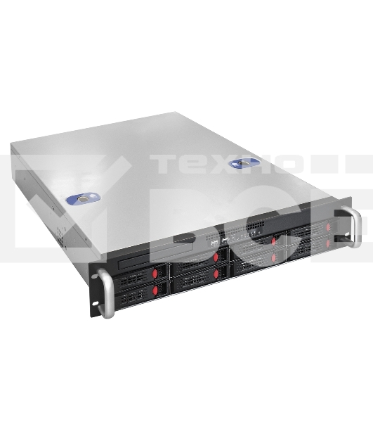 Серверная платформа ExeGate Pro 2U550-HS08 RM 19', высота 2U, глубина 550, Redundant БП 2x1200W, 8xHotSwap, USB