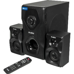 Акустическая система SVEN AC MS-2055, черный (55Вт, FM-тюнер, USB/SD, дисплей, ПДУ, Bluetooth)