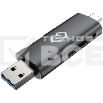 Кард-ридер Digma CR-СU2520-G/серый/SD/TF/micro-SD/micro-SDXC/miсro-SDHC/USB 2.0/Type-C/алюминий, фото4