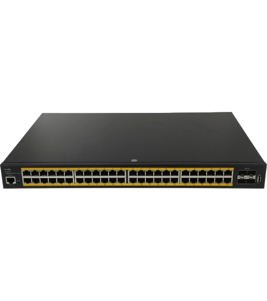 Коммутатор Cudy GS2048PS4-720W, 48×1 Гбит/с, 4×10 Гбит/с SFP+