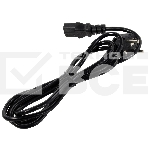 Кабель питания 5bites PC207-18A IEC-320-C13, CEE 7, 7 SHCUKO, 220V, 3G*0.75мм, 1.8м, фото2