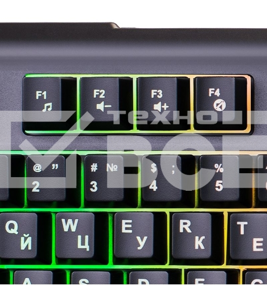 Клавиатура Oklick 717G проводная, USB, черный/серый