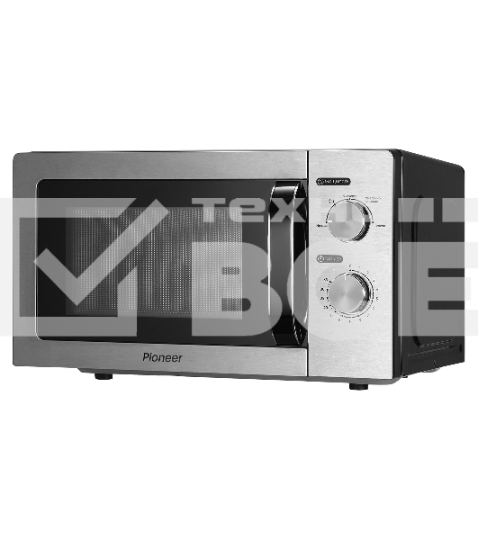 Микроволновая печь Pioneer MW212M серебристый 20 л, 700 Вт, поворотный механизм