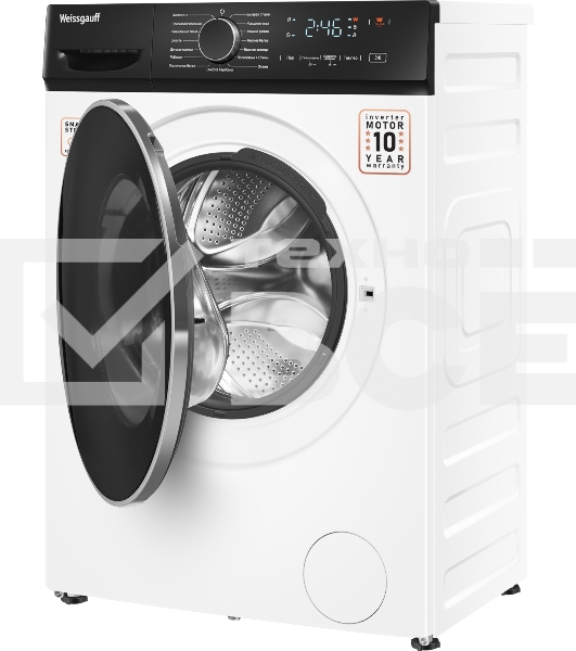 Стиральная машина Weissgauff WM 4627 Touch Inverter Steam Белый, загрузка фронтальная 7 кг, 1200 об/мин., класс: А+++