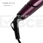 Стайлер Galaxy LINE GL4518 фиолетовый, обычные, режимов - 2 шт, диаметр - 28 мм, до 200 °C, керамико-кератиновое покрытие, фото5