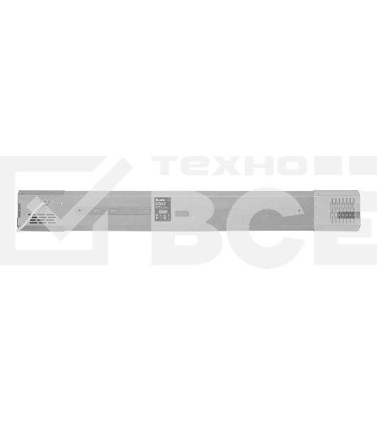 Инфракрасный обогреватель MTX IH-800, серебристый, 800 Вт, 8 м2, кабель с вилкой 1,8 м
