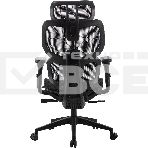 Кресло компьютерное Cactus CS-MC555-BK черный, сетка, фото8