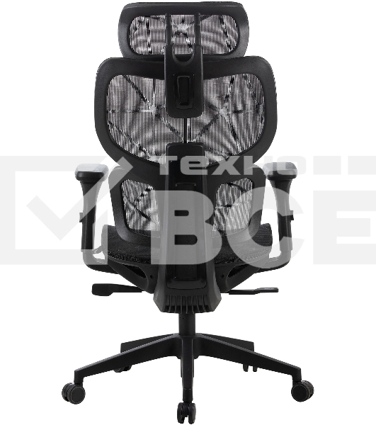 Кресло компьютерное Cactus CS-MC555-BK черный, сетка