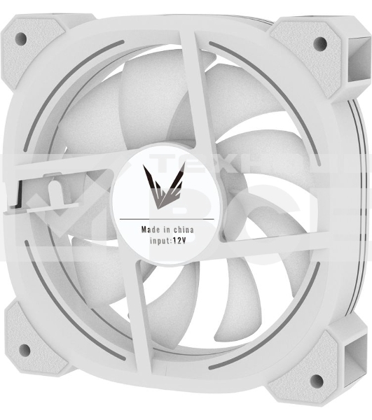 Вентилятор для корпуса Formula Nulight 12WH ARPW ARGB белый, 120 мм, 1500 об/мин, 25.34 дБ, 4 pin