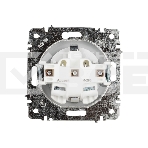 Розетка Intro Accent 6-203-01 2P+E Schuko с крышкой 16А-250В IP20 СУ AL/CU белый Б0063709, фото5