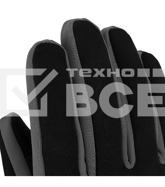 Перчатки универсальные Denzel 68091 двойные, работа с сенсорным экраном, размер 10