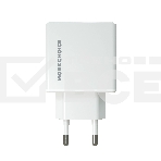 Сетевое зарядное устройство MORE CHOICE NC61 СЗУ 1USB+1USB-C 3.0A PD 20W+QC3.0 быстрая зарядка белый, фото2