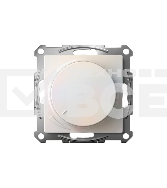 Светорегулятор (диммер) SE AtlasDesign Жемчуг, повор-нажим, LED, RC, 400 Вт, мех.