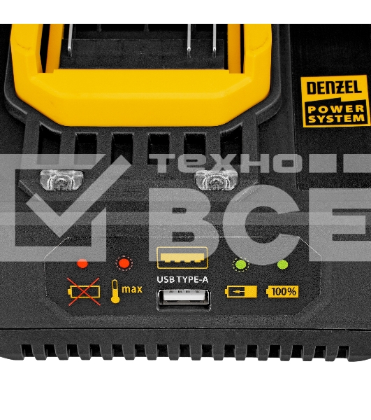 Устройство зарядное для аккумуляторов Denzel BCH-20-4.5, Li-Ion, 20 В, 4,5 А
