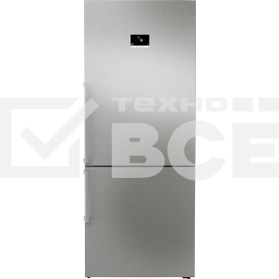 Холодильник Bosch KGP76AIC0N нержавеющая сталь двухкамерный 357/169л морозилка снизу, No Frost