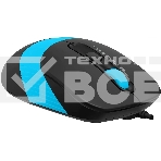 Комплект клавиатура+мышь A4Tech FStyler F1010 проводной, USB, 1600 DPI, чёрный/синий, фото7