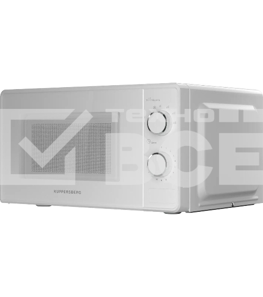 Микроволновая печь Kuppersberg TMW 203 W белый, 20 л, 700 Вт, переключатели - поворотный механизм