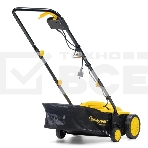 Скарификатор электрический Champion ESC1532 Мощность двигателя 1500 Вт, Напряжение сети 230,50 В, Гц, Вес c травосборником 9,3 кг, Ширина обработки 320 мм, Высота аэрации -4/0/+4/+12 мм, Высота скарификации -12/-8/-4/+4 мм, Тип/объем травосборника ткань/35 л, Регулировка высоты кошения/количество положений 4, Уровень мощности звука 96 дБ, Уровень звукового давления скарификатор/аэра 80/81 дБ, Уровень вибрации на рукоятке 3,245/3,335 (K=1,5 м/с) м/с2., фото8