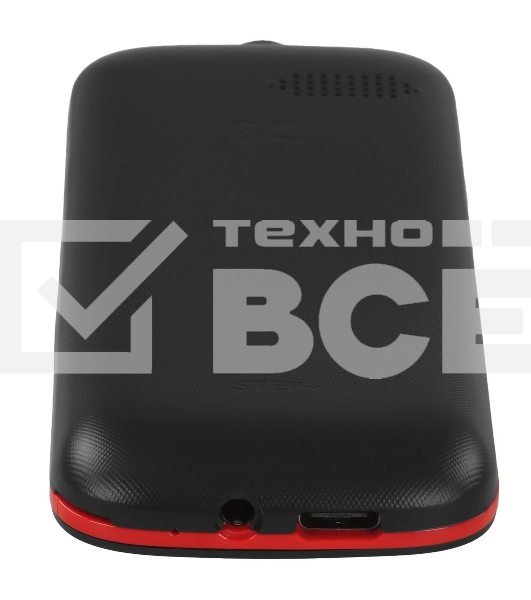 Мобильный телефон BQ 1848 Step+ черный/красный