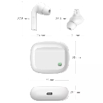 Беспроводные наушники Xiaomi ZMI PurPods Pro Wireless Noise Cancelling Earphone TW100ZM (ZMKTW100GLWH), фото3