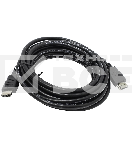 Кабель HDMI / DVI 5bites Кабель 5bites APC-005-050 HDMI M / HDMI M V1.4b, высокоскоростной, ethernet+3D, 5м.