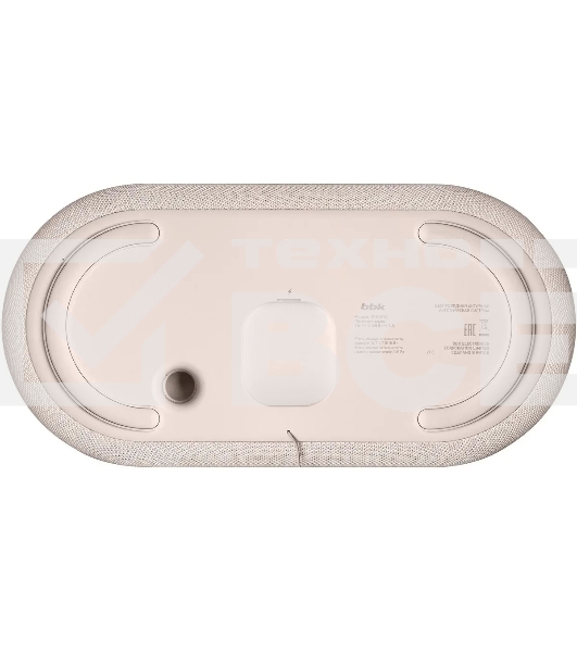 Портативная колонка BBK BTA1212 бежевый 10W 2.0 BT 10м 1800mAh