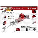 Пила сабельная Зубр 12В, 2 АКБ (2Ач), в коробке, СПЛ-125-22, фото8