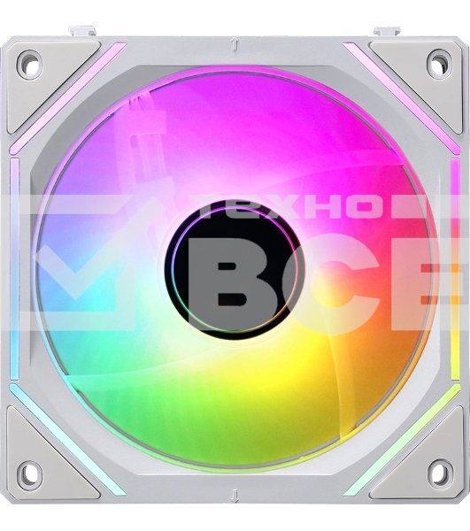 Вентилятор для корпуса Aerocool / Formula Air Bridge WH ARGB белый, 120 мм, 1500 об/мин, 27.5 дБ, 4 pin