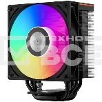 Устройство охлаждения (кулер) PcCooler RT500 Digital BK ARGB Soc-AM5/AM4/1200/1700/1851 4-pin 32dB Al+Cu LCD 240W Ret (RT500-BKAWYL-GL), фото3