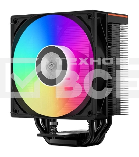 Устройство охлаждения (кулер) PcCooler RT500 Digital BK ARGB Soc-AM5/AM4/1200/1700/1851 4-pin 32dB Al+Cu LCD 240W Ret (RT500-BKAWYL-GL)