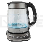 Чайник электрический JVC JK-KE1825 1,7 л, 2200 Вт, черный с серебристым, фото4