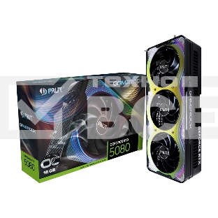 Видеокарта Palit RTX5080 GAMEROCK OC 16GB GDDR7 256bit 3xDP HDMI 3FAN RTL