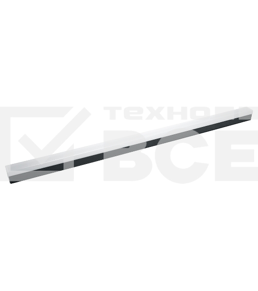 Светильник светодиодный Feron AL4020 ДПО-24вт 6500К 2400Лм линейный рассеиватель матовый в алюминиевом корпусе черный