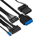 Компьютерный корпус Minitower ExeGate i3 SEA LE-NPX500 (mATX, БП 500NPX, 1хUSB+1хUSB 3.0, HD аудио, черный, передняя и боковая панели - закаленное стекло), фото3