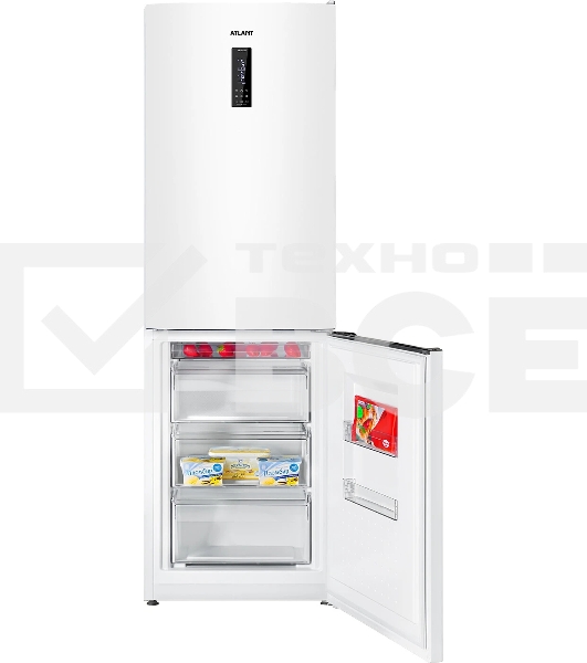 Холодильник Atlant ХМ-4621-109-NW белый двухкамерный 235/94л морозилка снизу, No Frost