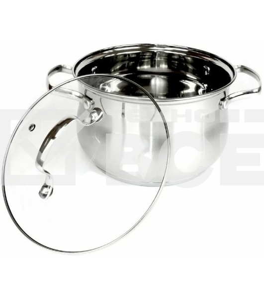 Набор посуды KELLI KL-4209 6 пред. Кастрюля с жаропрочной стекл. крышкой 2.1 л. Кастрюля с жаропрочной стекл. крышкой 3 л. Кастрюля с жаропрочной стекл. крышкой 4 л. Высококачественная нерж. сталь 18/10. 5-ти слойное капсульное дно.