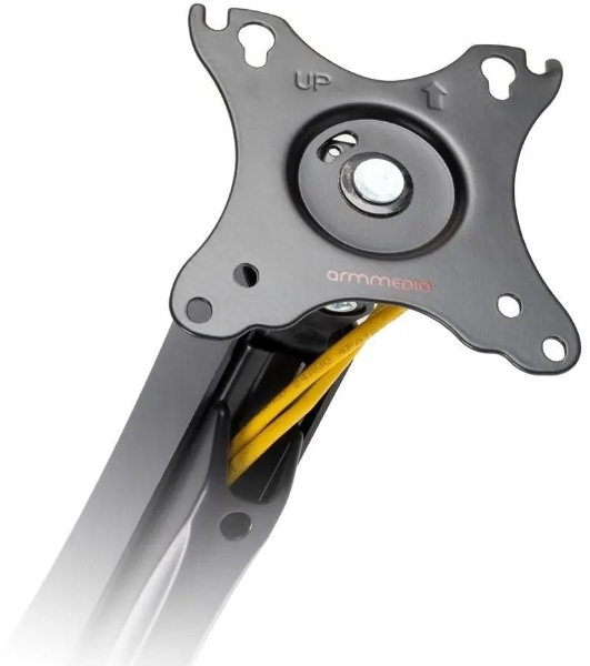 Кронштейн для мониторов Arm Media LCD-T22 черный 15'-32' макс.14кг настольный поворот и наклон верт.перемещ.