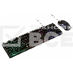 Комплект клавиатура+мышь Nakatomi KMG-2305U проводной, USB, 1600 DPI, черный, фото10