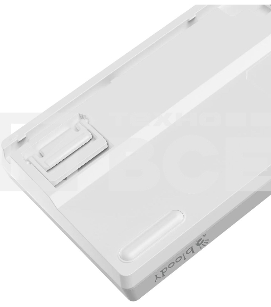 Клавиатура проводная A4Tech Bloody S87 Energy (S87 USB ENERGY WHITE) USB белый/желтый