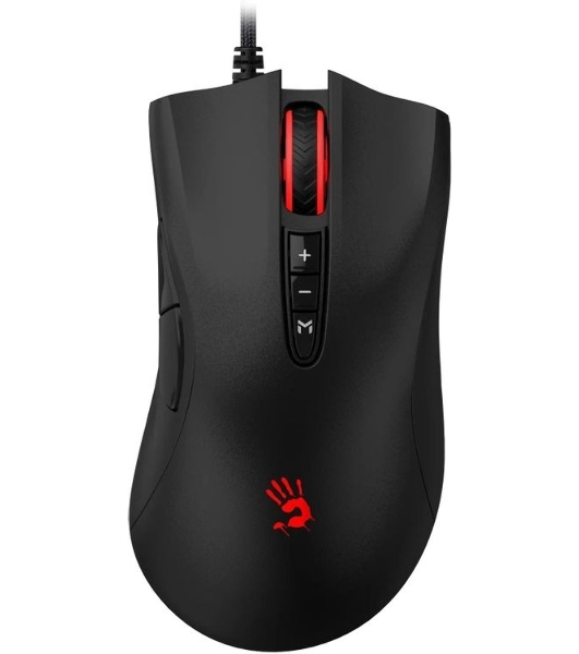 Мышь проводная A4Tech Bloody ES5 черный, 3200 dpi, USB Type-A, кнопки - 8