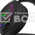 Гарнитура Exegate Cosmos HS-702GL чёрный, проводная, USB, виртуальный звук 7.1, подсветка, фото4